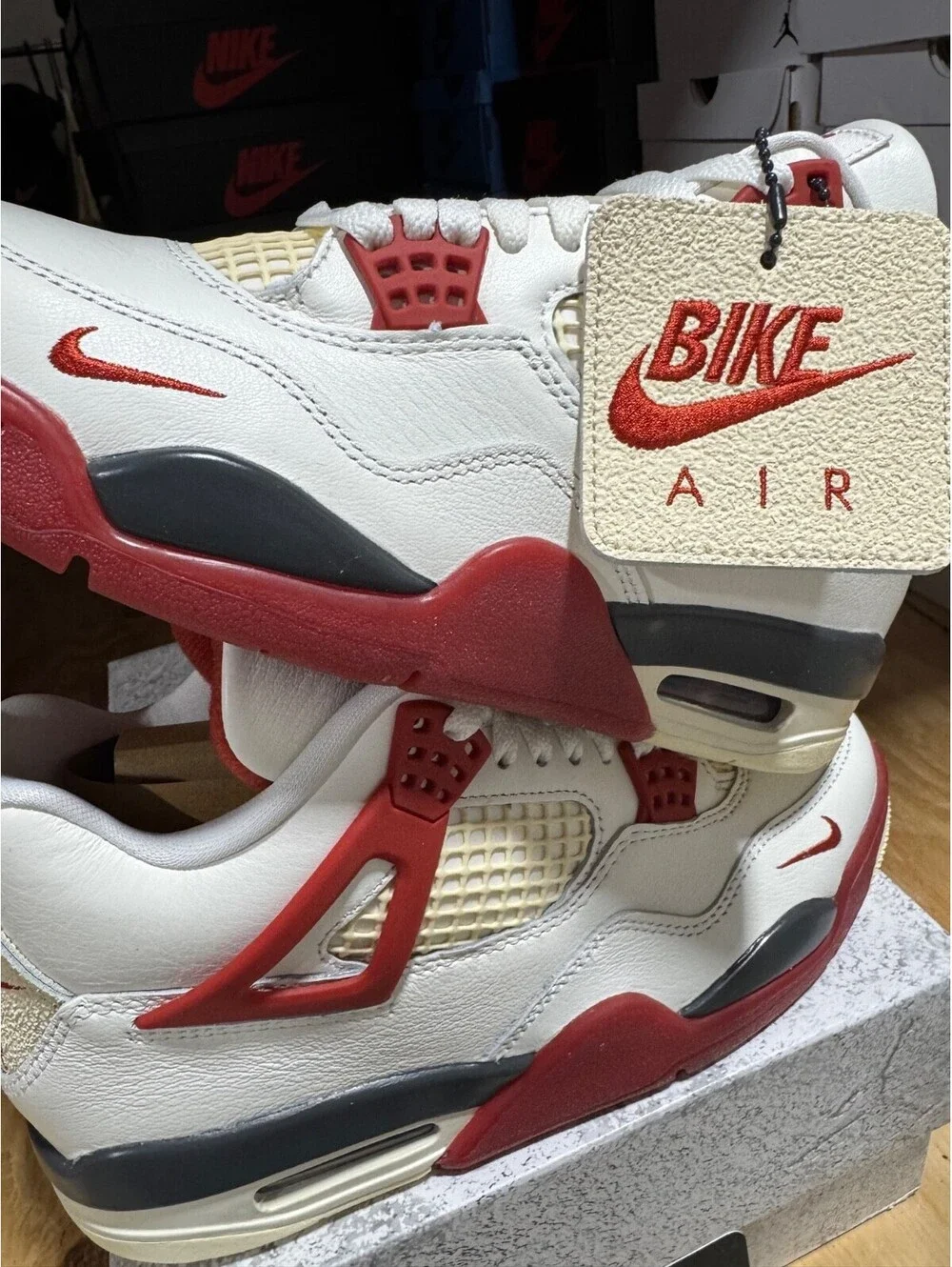 Air Jordan 4 Retro OG x Nigel Sylvester 'Brick After Brick' IQ8055-100 SIZE 10